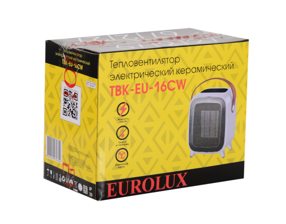 Тепловентилятор ТВК-EU-16CW Eurolux Тепловентилятор ТВК-EU-16CW Eurolux