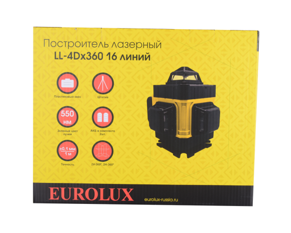 Построитель лазерный LL-4Dх360 16 линий Eurolux